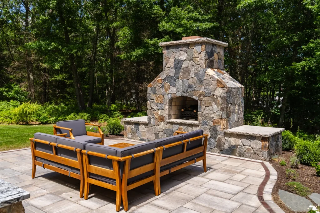 Backyard Reimagined: A Complete Outdoor Living Transformation in Westwood, MA by H&H Landscape